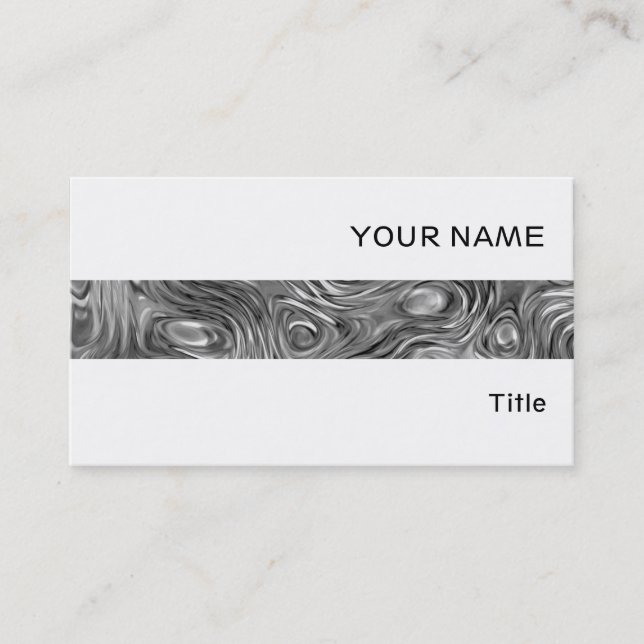 Tarjeta de presentación de impresión con papel fun (Anverso)