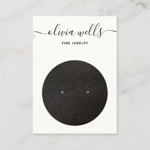 Tarjeta de presentación de ingresos de color blanc