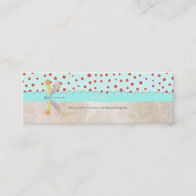 Tarjeta de presentación de insectos (Anverso)