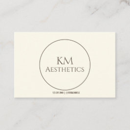 Tarjeta de presentación de instrucciones de poscui