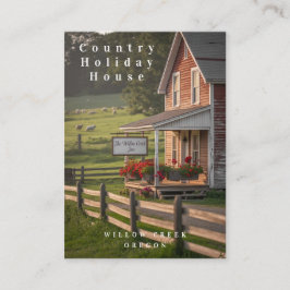 Tarjeta de presentación de invitado de país