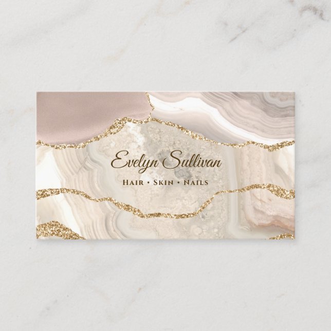 Tarjeta de presentación de Ivory agate (Anverso)