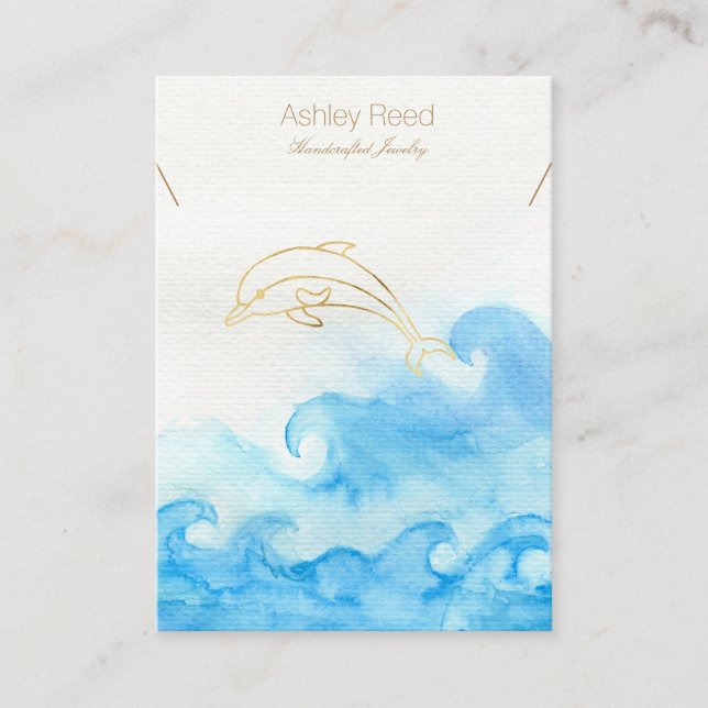 Tarjeta de presentación de joyas/tarjeta de visita (Anverso)