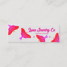 Tarjeta de presentación de joyería mística de luna
