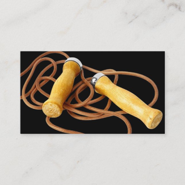 Tarjeta de presentación de Jump Rope (Anverso)