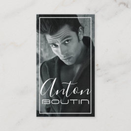 Tarjeta de presentación de la actriz modelo