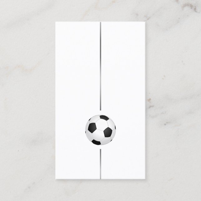 Tarjeta de presentación de la Bolsa de Fútbol mini (Anverso)