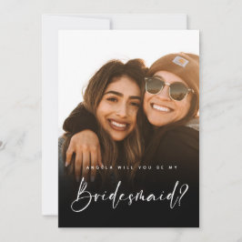 Tarjeta de presentación de la dama de honor, tarje