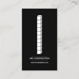 Tarjeta de presentación de la empresa de construcc