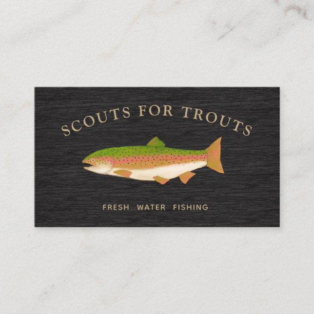 Tarjeta de presentación de la Guía de Pesca con Mo (Anverso)