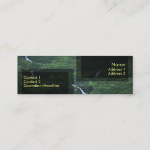 Tarjeta de presentación de la Madre Naturaleza