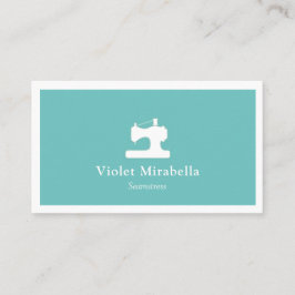Tarjeta de presentación de la máquina de coser Sea