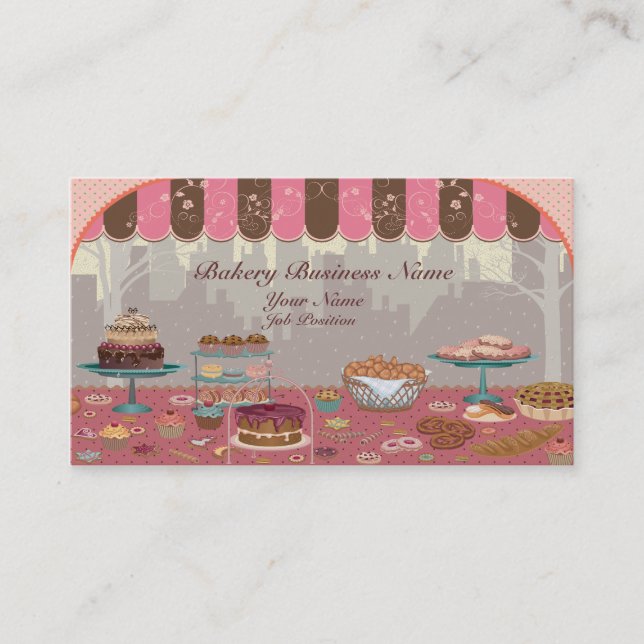 Tarjeta de presentación de la Panadería (Anverso)