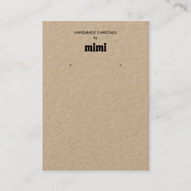 Tarjeta de presentación de la pantalla de acumulac (Anverso)