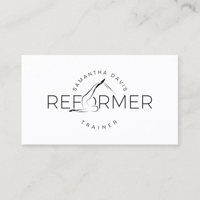 Tarjeta de presentación de la reforma de Pilates I (Anverso)