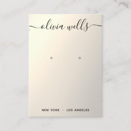 Tarjeta de presentación de la secuencia de comando