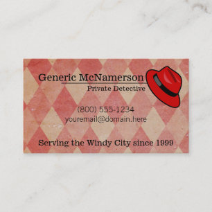 Tarjeta de presentación de la tarjeta de presentac