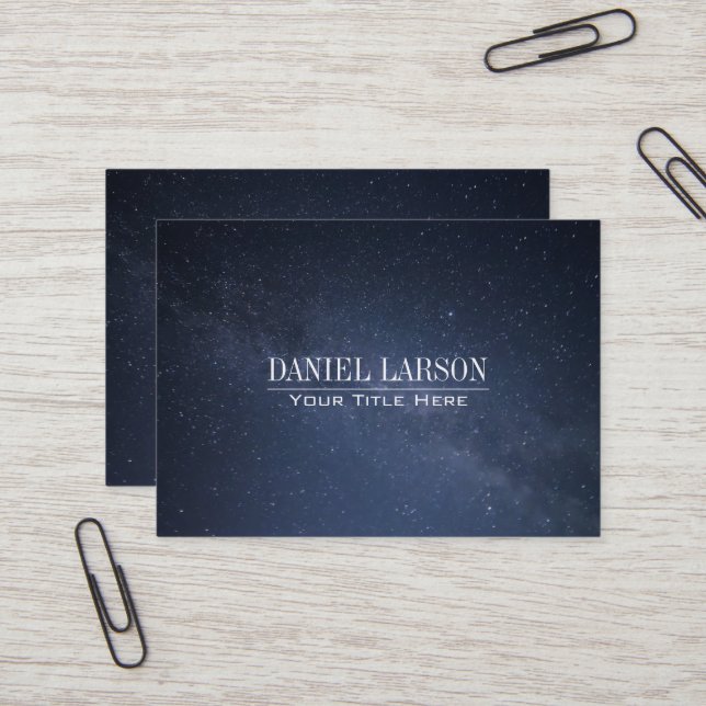 Tarjeta de presentación de la Vía Láctea (Anverso/Reverso In Situ)