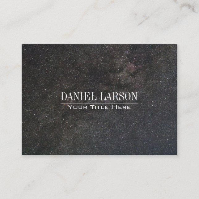 Tarjeta de presentación de la Vía Láctea (Anverso)