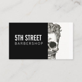 Tarjeta de presentación de las tijeras de cráneo d