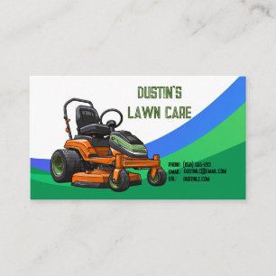 Tarjeta de presentación de Lawn Care Service Lands