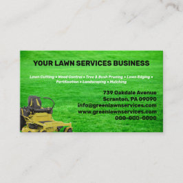 Tarjeta de presentación de Lawn Service Company