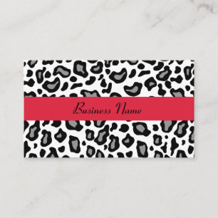 Tarjeta de presentación de Leopardo Blanco