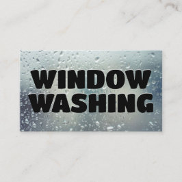 Tarjeta de presentación de limpieza de ventanas