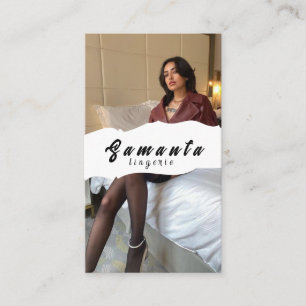 Tarjeta de presentación de Lingerie