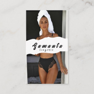 Tarjeta de presentación de Lingerie