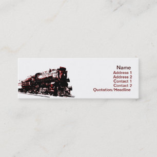 Tarjeta de presentación de Locomotoras de Vapor