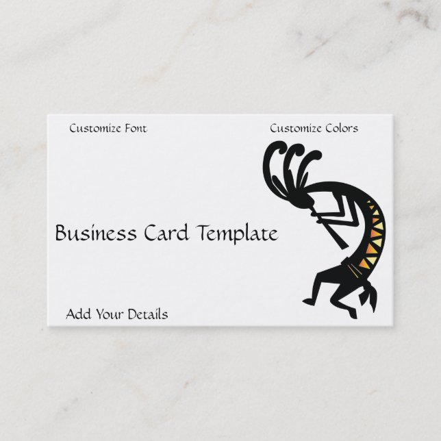 Tarjeta de presentación de Logo Kokopelli (Anverso)