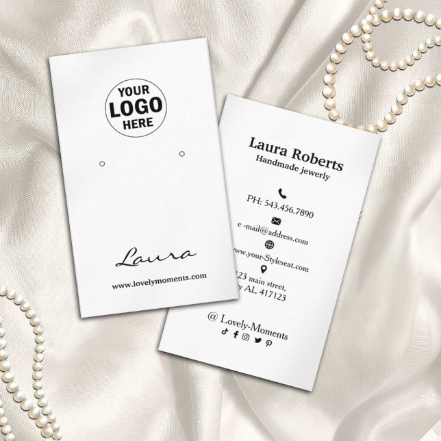 Tarjeta de presentación de logotipo Social Media B (Subido por el creador)