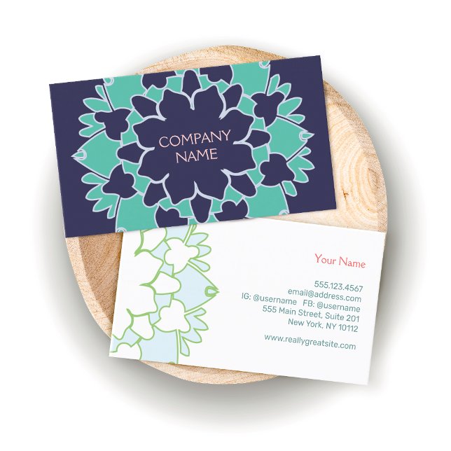 Tarjeta de presentación de Lotus Blossom (Subido por el creador)