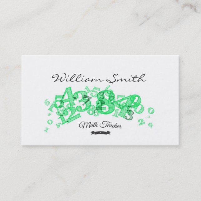 Tarjeta de presentación de Maestros (Anverso)