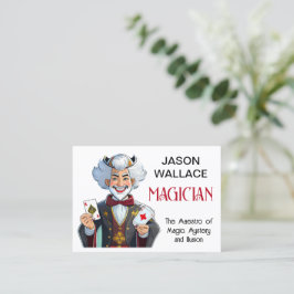 Tarjeta de presentación de Magician Personalizada