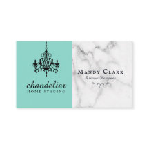 Tarjeta de presentación de mármol de la lámpara de