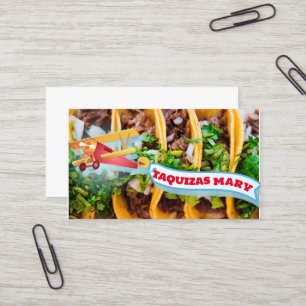 Tarjeta de presentación de Mary taequas