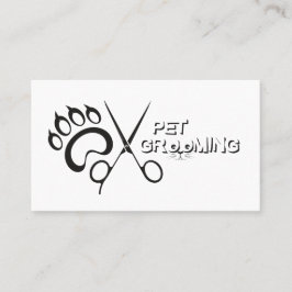 Tarjeta de presentación de mascotas de estilo