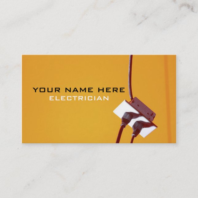 Tarjeta de presentación de Master Electricians (Anverso)