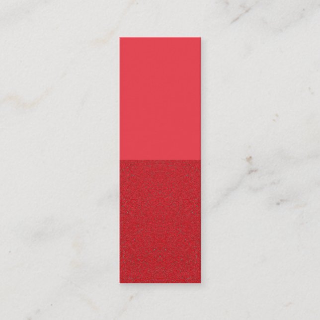 Tarjeta de presentación de media ruido rojo de tom (Anverso)