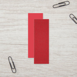 Tarjeta de presentación de media textura roja de t