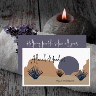 Tarjeta de presentación de Meditación de la Luna d