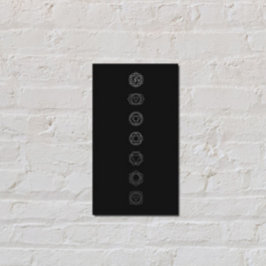 Tarjeta de presentación de Meditación de los Chakr