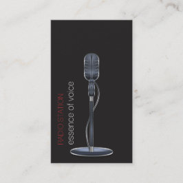 Tarjeta de presentación de micrófono