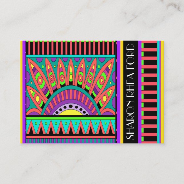 Tarjeta de presentación de Mis productos Zazzle 2 (Anverso)