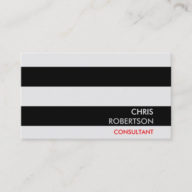 Tarjeta de presentación de Moda profesional de pat (Anverso)