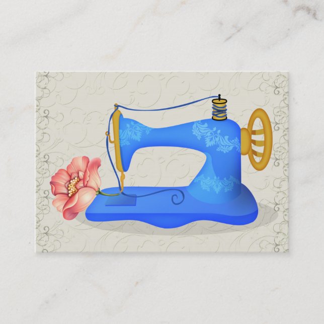 Tarjeta de presentación de moda / Seamstress - SRF (Anverso)