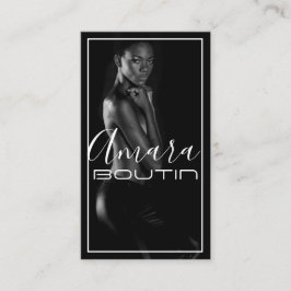 Tarjeta de presentación de modelos