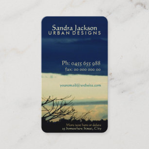 Tarjeta de presentación de modelos de nube